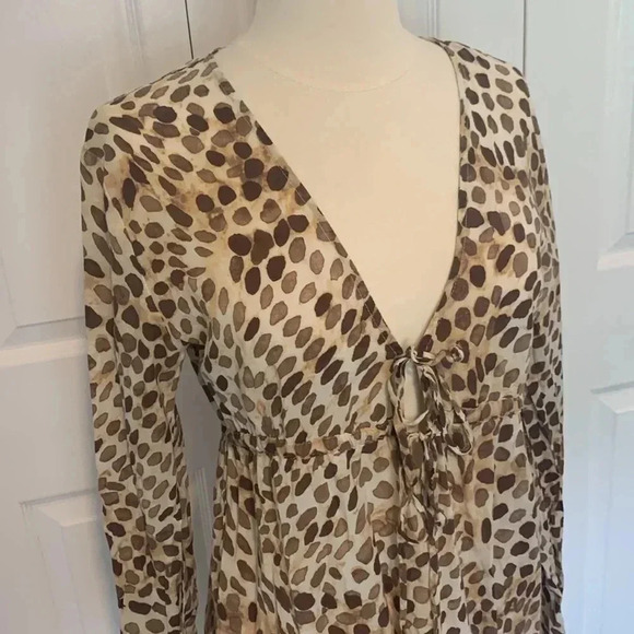 Echo Cotton Beach Coverup Animal Print size Medium - Picture 2 of 7
